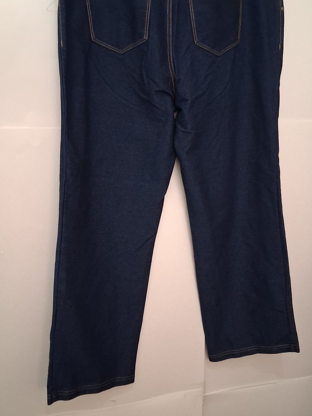 TIME & TRU Dark Blue Straight-Leg Maternity Jeans Size LARGE 12/14 - Picture 3 of 8